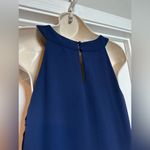 Iz Byer  Royal Blue Bohemian Straight Light Tank Top Women’s Casual Boho Dress LG Photo 6