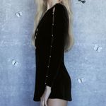For Love & Lemons  | Velvet Long Sleeve Embellished Dress Photo 1