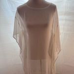 Xhilaration White Swim Cover-Up withFlowing Fabric Photo 1
