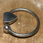 Sterling Silver Vintage Mexico 925  Heart Keyring Photo 3