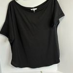 “CULTURE CODE”…BLACK COTTON TEE SHIRT…..SHORT SLEEVE WITH CUFF ROUNDED HEM Black Size L Photo 0