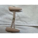 Vintage George Masket LTD Cream velvet corduroy jacket toggle closing size small Brown Photo 9