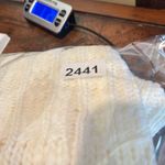 Cozy Casual  Sweater Womens S Cream Turtleneck Ribbed Chunky Pullover Sweater NEW Photo 8