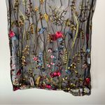 SheIn  Curve Black Dress with Colorful Floral Design Photo 1