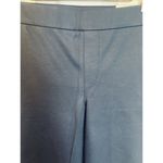 st. john's bay St John’s Bay Wide Leg Comfort Waist Knit Pull On Pants Medium Tall Navy Blue Photo 3