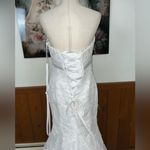 Elegant Maggie Sottero Lorie Strapless Lace Wedding Gown! White Size 8 Photo 7