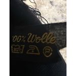 Vintage KASHMIR Scarf 100% Reine Wolle Handdruckt fringe MIT Viscose Fransen Photo 2