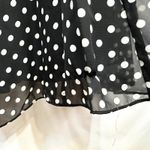 Maggie Barnes Plus Size 24W Dress Midi Black Polka Dot Sleeveless Shift 1414 Photo 8