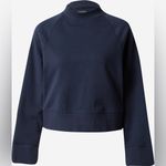 Run On Clouds Crewneck Navy Sweater sz M Blue Size M Photo 10