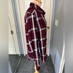 Torrid  Lizzie Burgundy Plaid Button Up Shirt‎ Photo 2