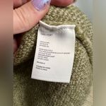 Oak + Fort Olive Green Plaid Crew Neck Sweater Small Photo 4