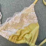 Beach Bunny  Lace‎ Bikini Top Yellow Photo 4