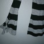 Calvin Klein Jeans M Black Gray Striped Knit Pullover Top Size M Photo 6