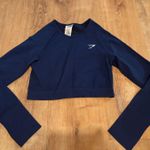 Gymshark Navy  Long Sleeve Workout Top Photo 0