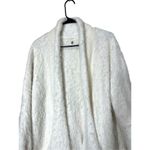 Anthropologie Knitted & Knotted Wool Blend Fuzzy Cardigan Sweater Size M White Size M Photo 1