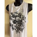 Abercrombie & Fitch Womens Floral Tank Top S White Photo 1