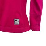 Nike  Pro Pink Quarter Zip Pullover Shirt Sz L Photo 3