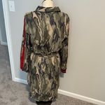 Ashley Stewart  Curvy Gal Plus Camouflage Button-Up Shirt Dress Size 1X Photo 2