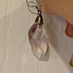 Light purple Rhinestone Drop Earrings Photo 2