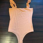 Double Zero Orange ruffle tank bodysuit  Photo 1