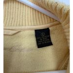 Glen Echo | L | women's Fleece jacket light yellow butter Golf Preppy Quilted Size L Photo 3