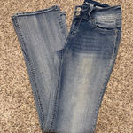 Wallflower Luscious Curvy Fit Bootcut Straight Jeans Size 3 Long Medium Wash Blue Photo 0