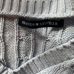 Brandy Melville Cable Knit Sweater Blue Photo 2