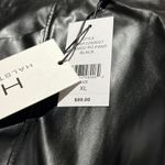 H by Halston NWT H Halston Faux Leather Seamed Pull-On Pant BLACK X LARGE Photo 7