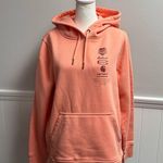 Carhartt Sweatshirt Relaxed-Fit Hoodie Heart Logo Coral Pink Medium 8 10 Photo 12