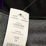 White House | Black Market  small hi low sweater asphalt heather gray long sleeve Photo 7