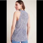 Anthropologie Purple Micropleat Metallic Shimmer Tank Top Size XL Photo 2