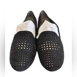 Adam Tucker Suede Perforated Loafers / Flats. Photo 3