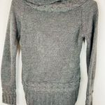 Pink Rose Women’s Cable Knit Cardigan Sweater, Dark Gray, Size Small Cozy Winter Photo 5