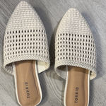 Torrid  Cream Woven Mules Photo 0