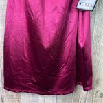 Crystal Doll Crystal Dolls Sleeveless Short Sheath Size 9 Jr. Burgundy Party Cocktail Dress Photo 4