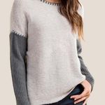 Alya NWOT  super soft open V back sweater M Photo 0