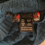 Vintage Outlander teal textured long sleeve boat neck sweater dress Green Size L Photo 9