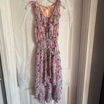 LC Lauren Conrad LC Lauren‎ Conrad Disneys Cinderella Hi Low Floral Dress Womens Size Medium Lace Photo 2
