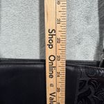 Purse Black Floral Embossed Crossbody Bag Minimalist Gothic Western Chic Luxe Photo 11