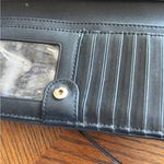 Kate Spade  Black Leather Wallet with Gold Logo Photo 7