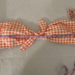 Southern Tide Swim Top Conch Shell Gingham Bandeau Bikini Top Sz XL NWT w/Straps Photo 8