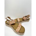 Steve Madden Sandals Womens Size 8 Multicolor Slip On Ipen Toe Platform Photo 4