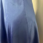 Frederick's of Hollywood Vintage Fredrick’s of Hollywood Blue Satin mini tie up slip dress size small Photo 6