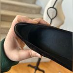 Talbots  Black Velvet & Grey Rhinestone Ballet Flat Photo 4