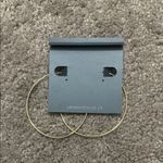 Argento Vivo Gold Plated Sterling Silver Hoop Earrings Photo 4