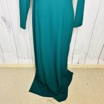 Vintage RIMINI Formal Maxi Dress / Jacket Size 12 Dark Teal Green Beaded Photo 4