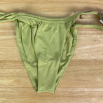 Free People X Toast Swim Tunnel Leek Green Bikini Bottoms Size L Photo 0