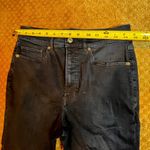 EXPRESS Cropped Flare High Rise Dark Blue Denim Wash Jeans SZ 10 Casual Trendy Photo 6