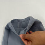 Halara  Gray Mid Rise Pocket Barrel Leg Work Pants Pull-On NWT Size M Photo 8