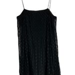 ZARA black sheer polka dot layered dress Photo 0